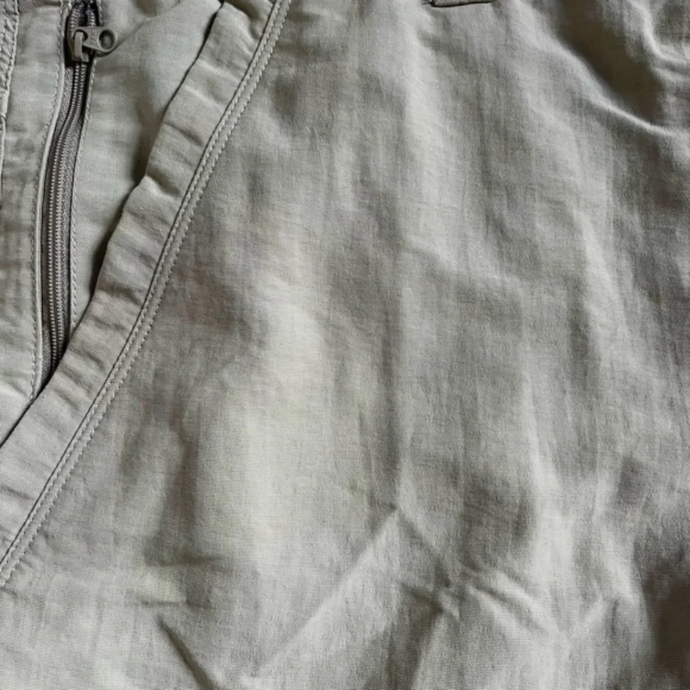 The North Face Khaki Chino Shorts Men Sz‎ 36 Hiking Outdoor 100 NYLON Zipper ✅